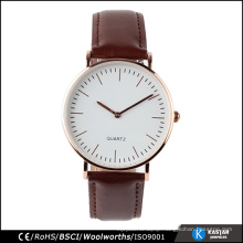 vogue genuine leather quartz watch classic, 2015 best seller watch